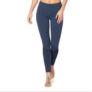 Threads 4 Thought Moto skinny leggings blue small